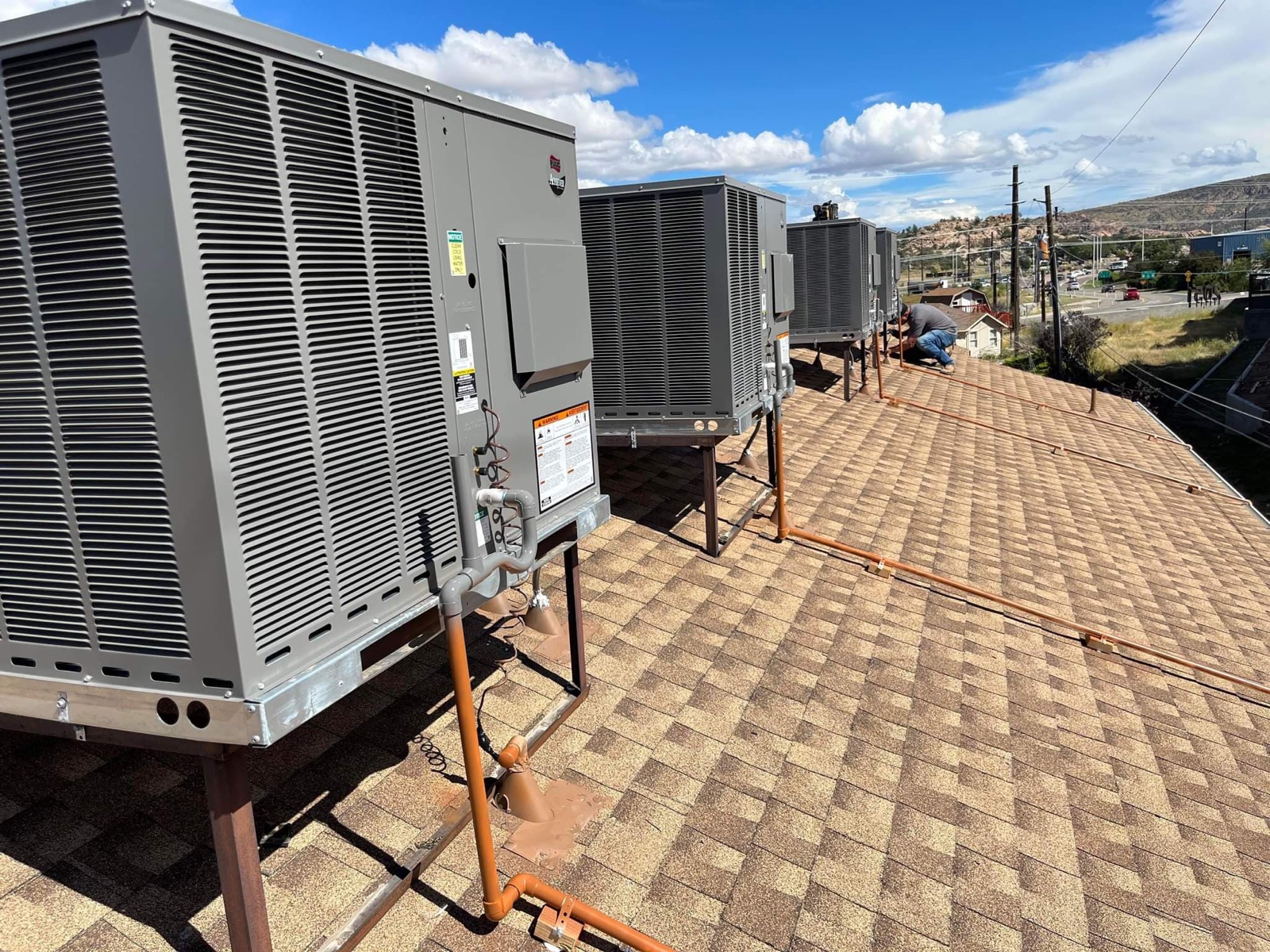 Eight-system HVAC changeout